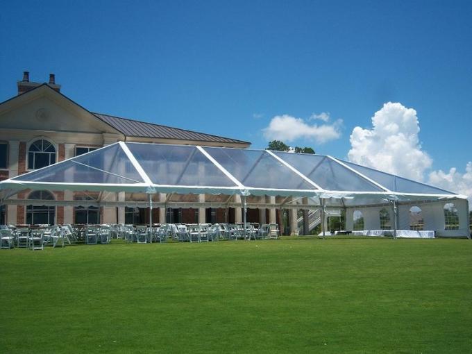 Langes rostfestes transparentes Hochzeits-Zelt des Leben-20x40 mit klarem Dach