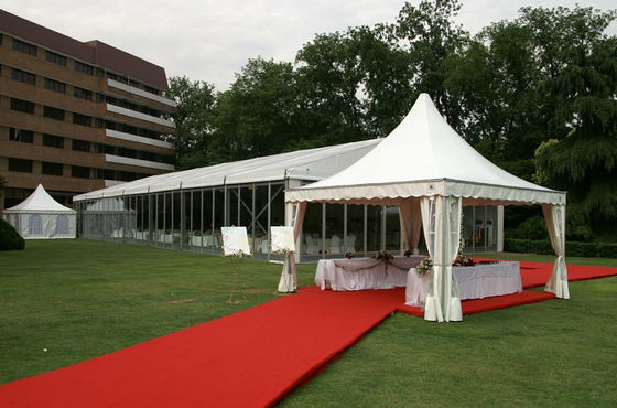 China Aluminiumpagoden-Festzelt des spant-6m, kundenspezifisches Festzelt-Hochzeits-Zelt fournisseur