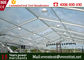 Starker Rahmen-Hochleistungszelte für das Kampieren, klares Dach-Hochzeits-Zelt mit 200 Person Seat fournisseur