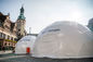 Leichtgewichtler PVCs Yurt der 20m Iglu-geodätischen Kuppel 4 Jahreszeit-Zelt mit Stahlrahmen fournisseur